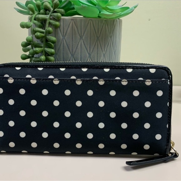 Kate Spade Black Polka Dot Wallet - Picture 10 of 10